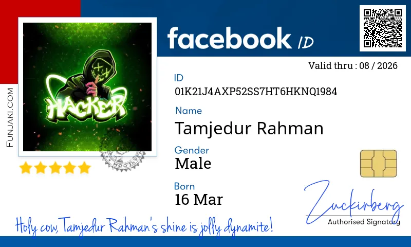 Facebook ID Card