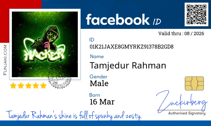 Facebook ID Card