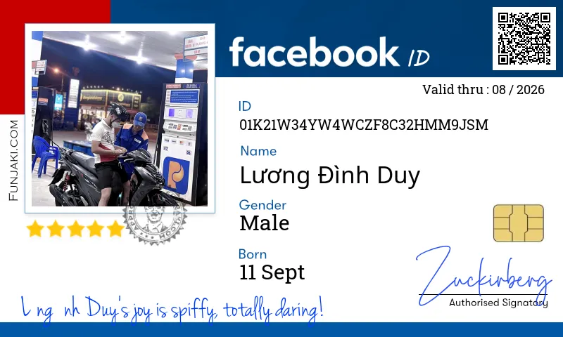 Facebook ID Card