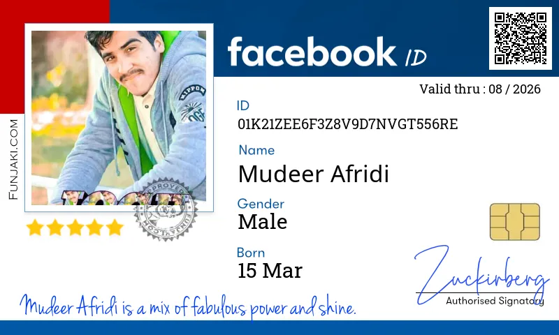 Facebook ID Card