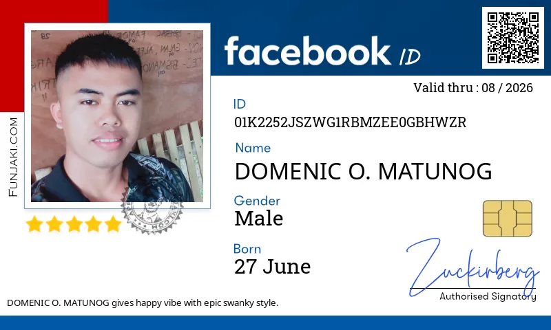 Facebook ID Card