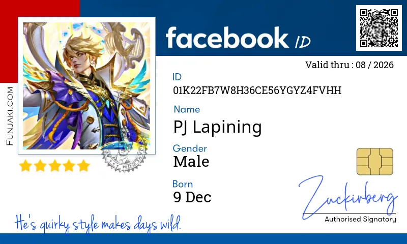 Facebook ID Card