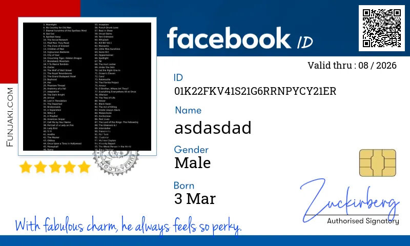 Facebook ID Card