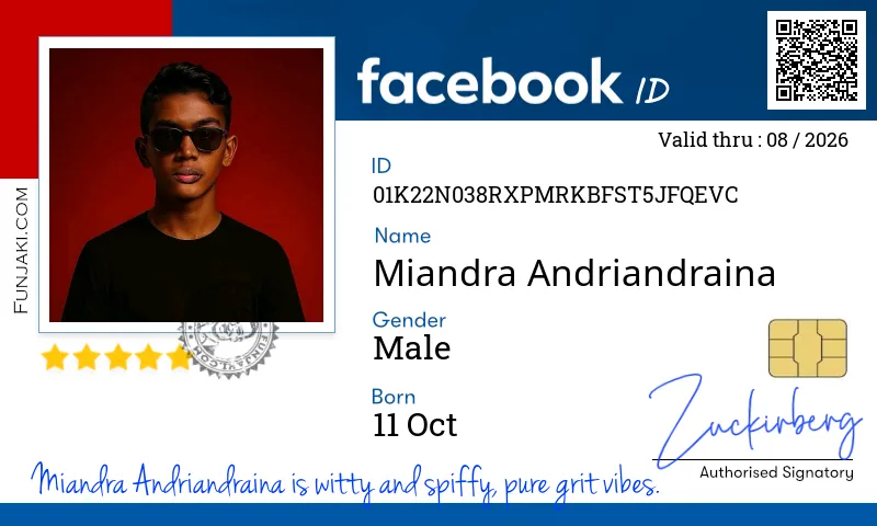 Facebook ID Card