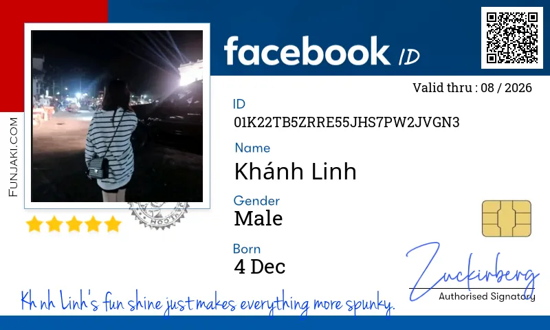 Facebook ID Card