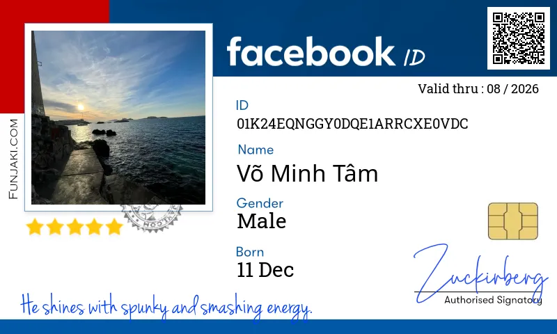 Facebook ID Card