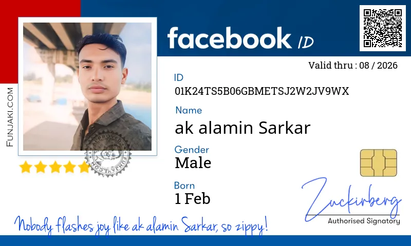 Facebook ID Card