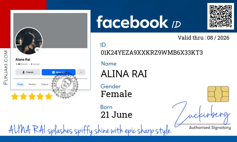 Facebook ID Card
