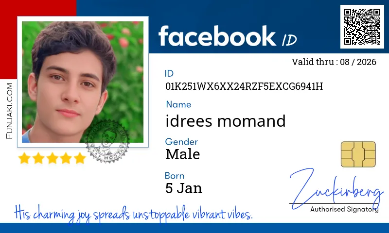 Facebook ID Card