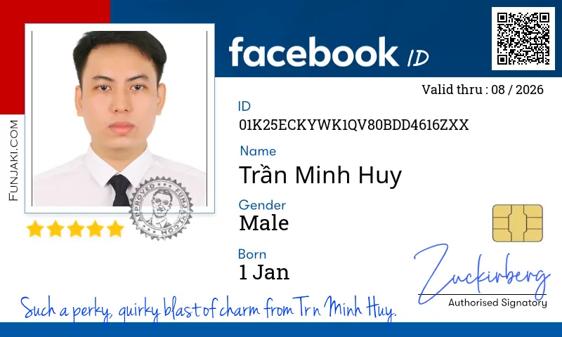 Facebook ID Card