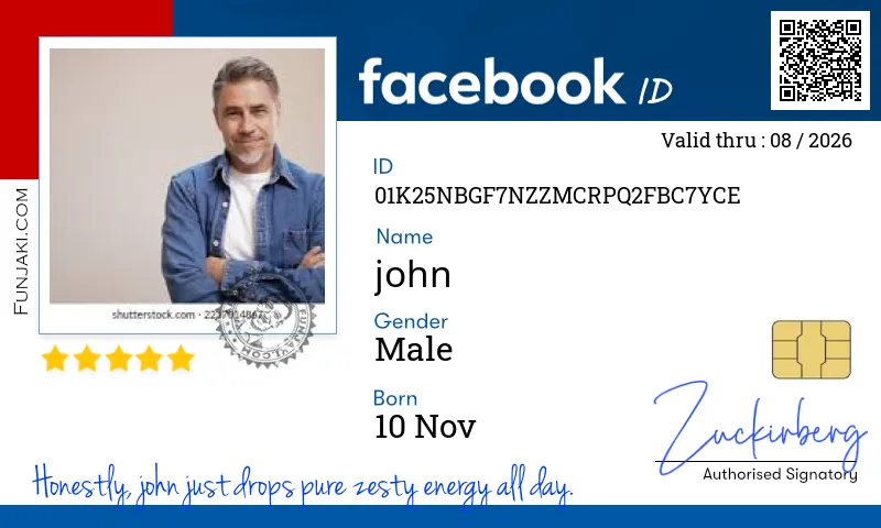Facebook ID Card