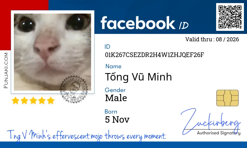 Facebook ID Card