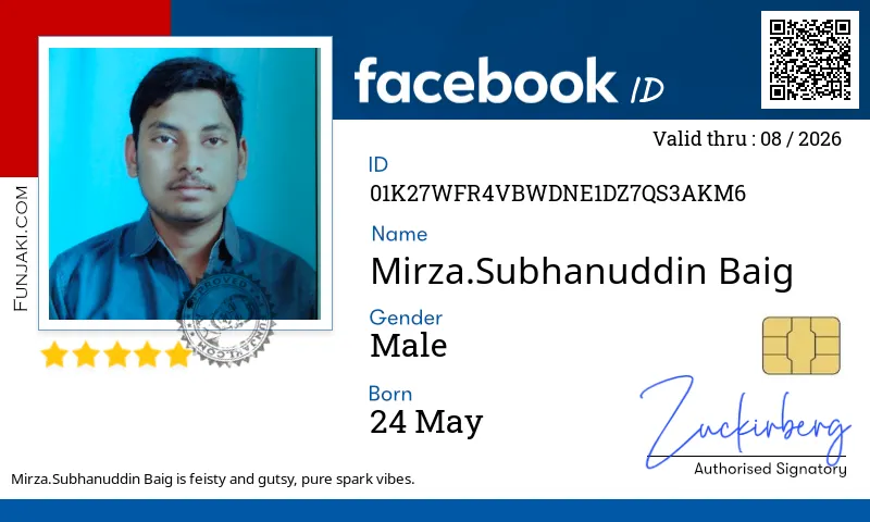 Facebook ID Card