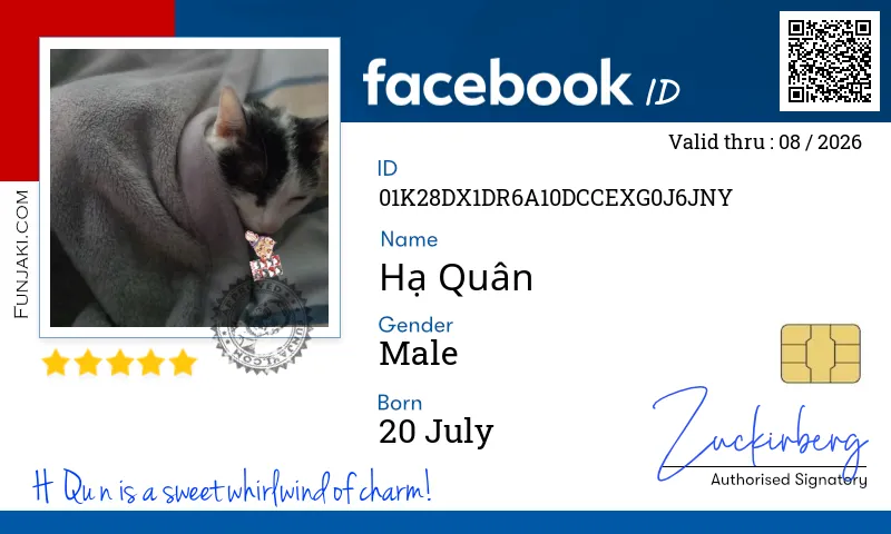 Facebook ID Card
