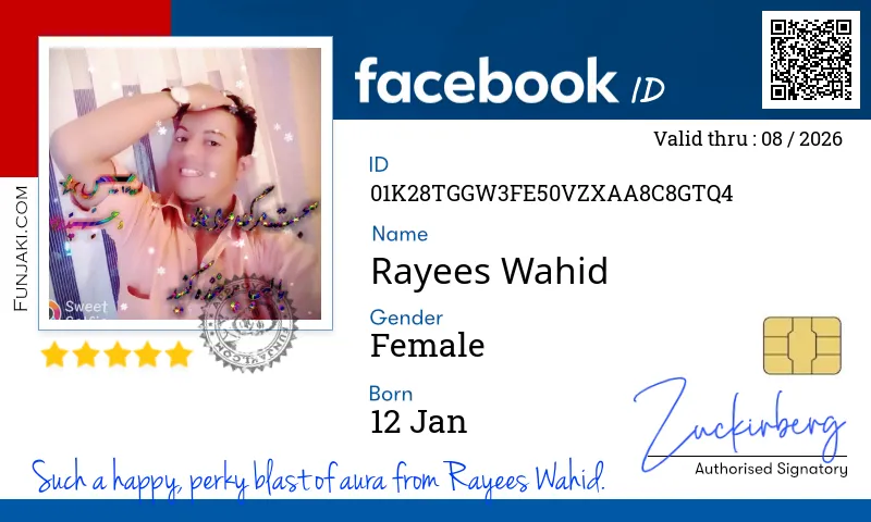 Facebook ID Card
