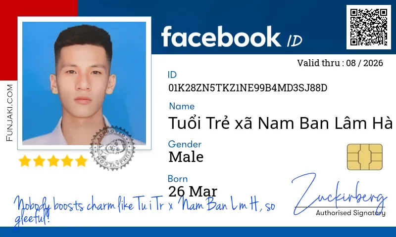 Facebook ID Card