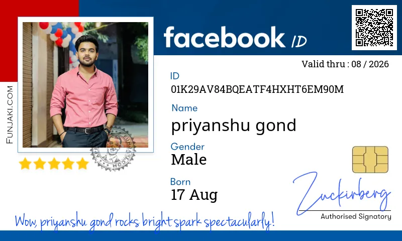 Facebook ID Card