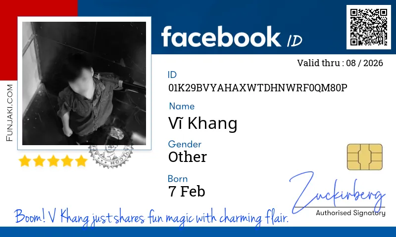 Facebook ID Card
