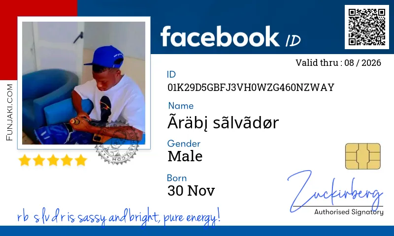 Facebook ID Card
