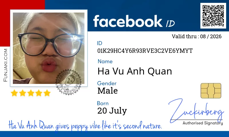 Facebook ID Card