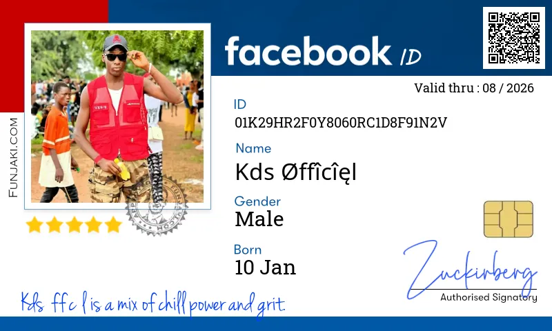 Facebook ID Card
