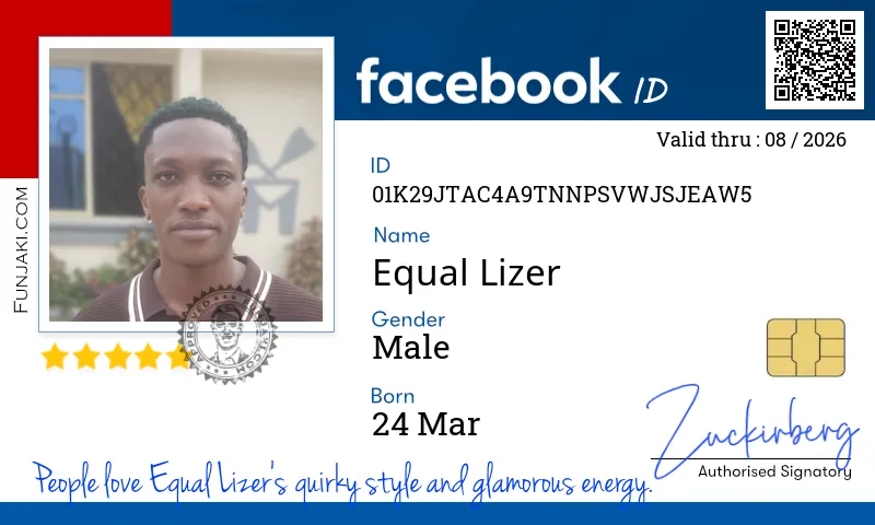 Facebook ID Card