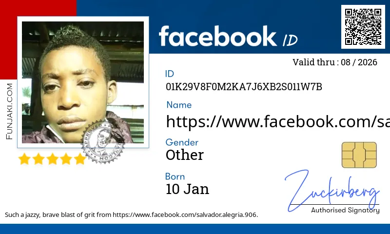 Facebook ID Card