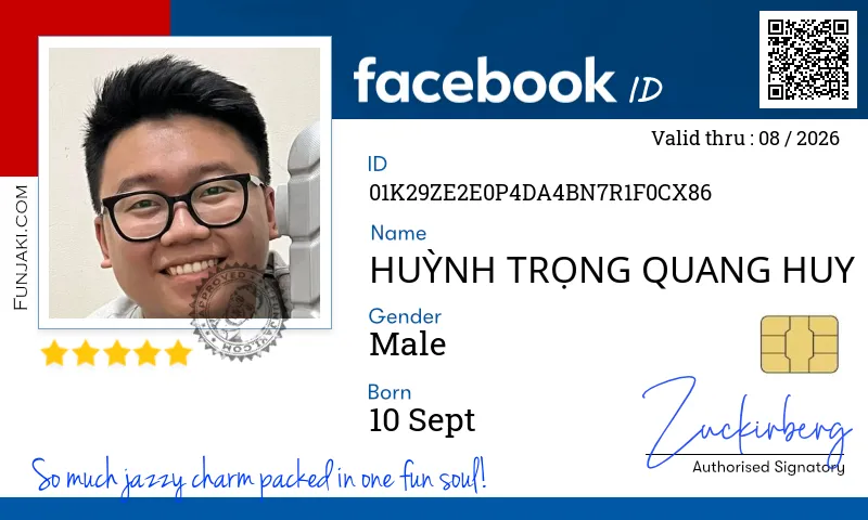 Facebook ID Card