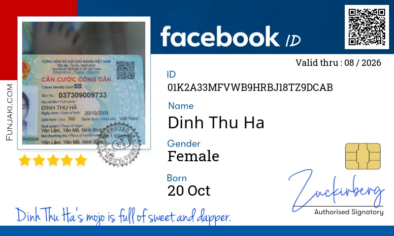 Facebook ID Card