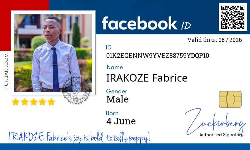 Facebook ID Card