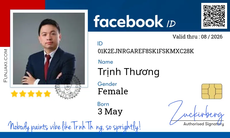 Facebook ID Card