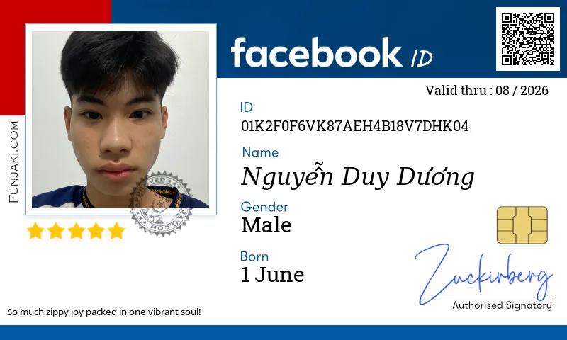 Facebook ID Card