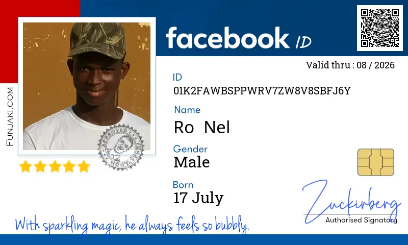Facebook ID Card