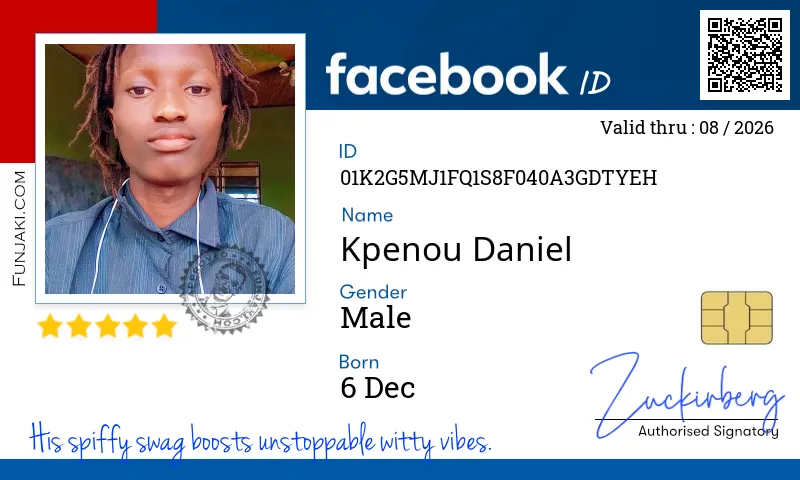 Facebook ID Card