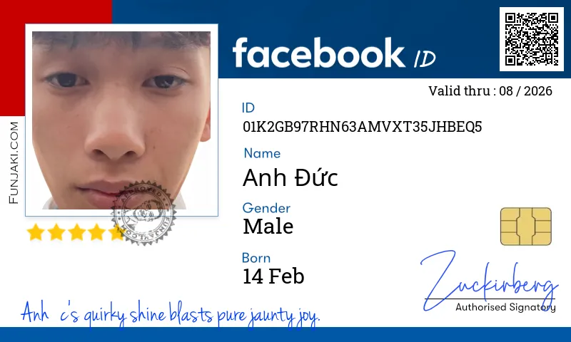 Facebook ID Card