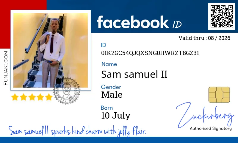 Facebook ID Card