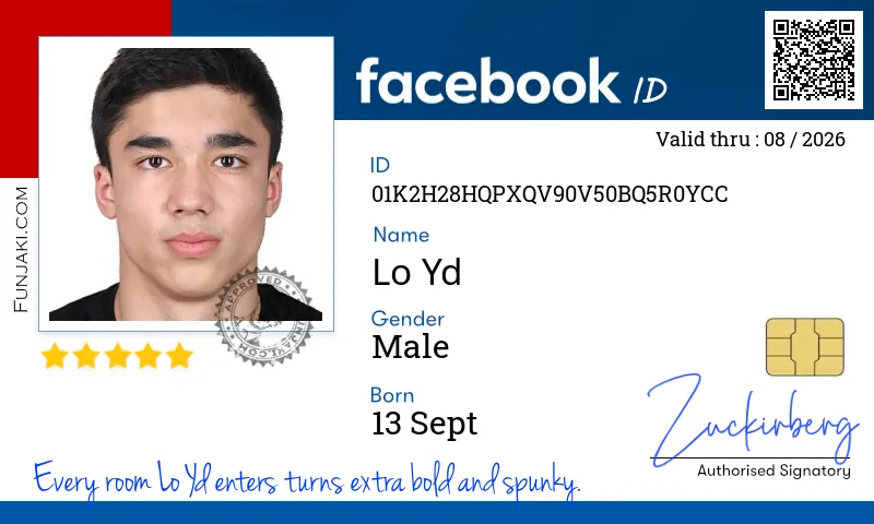 Facebook ID Card