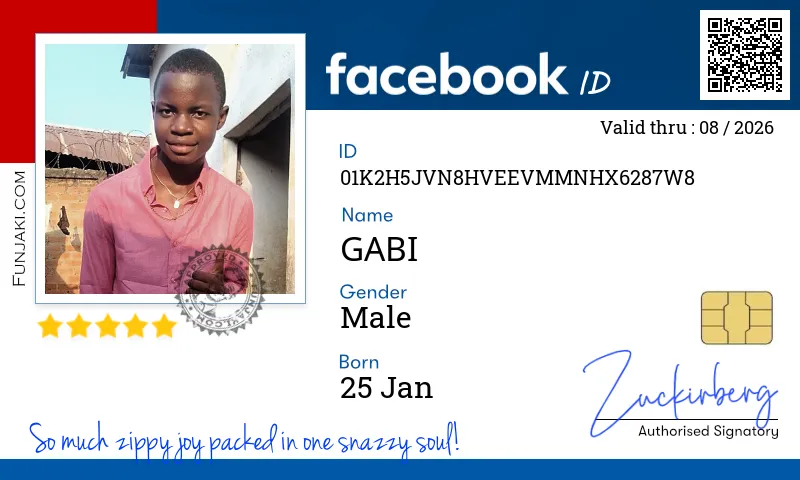 Facebook ID Card