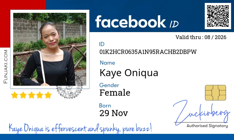 Facebook ID Card
