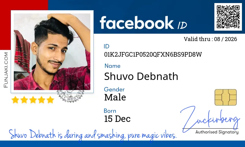 Facebook ID Card