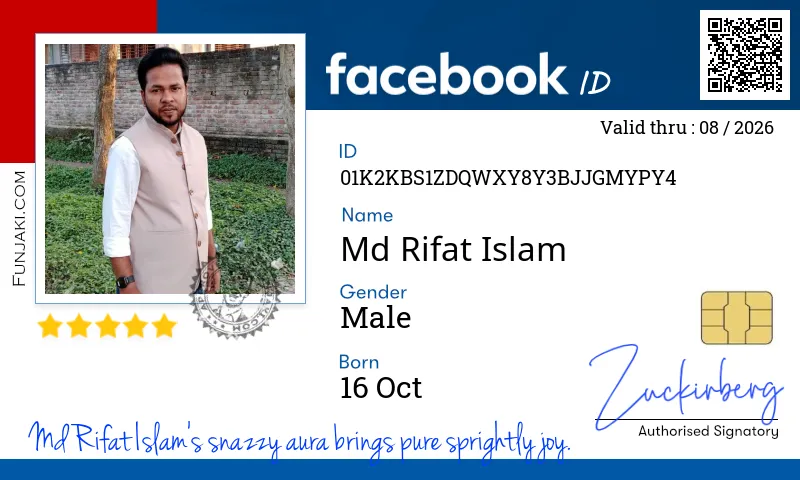 Facebook ID Card