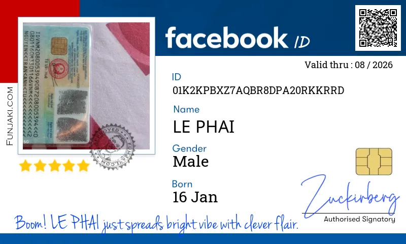 Facebook ID Card