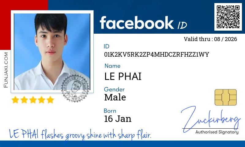 Facebook ID Card