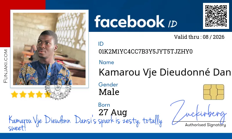 Facebook ID Card