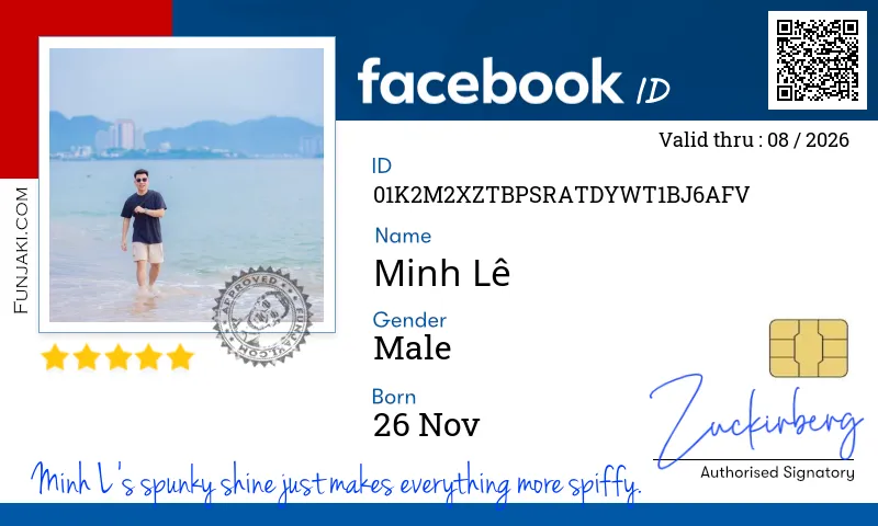 Facebook ID Card
