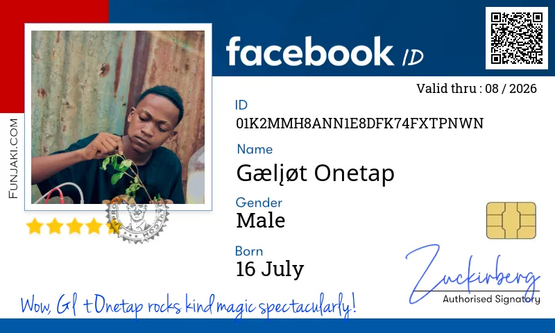 Facebook ID Card