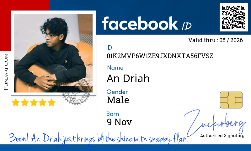 Facebook ID Card