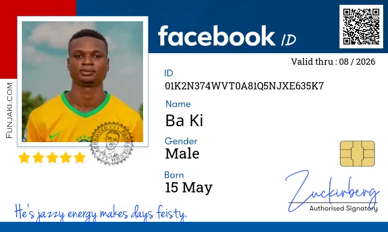 Facebook ID Card