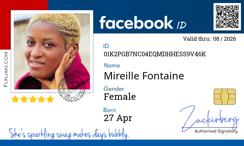 Facebook ID Card