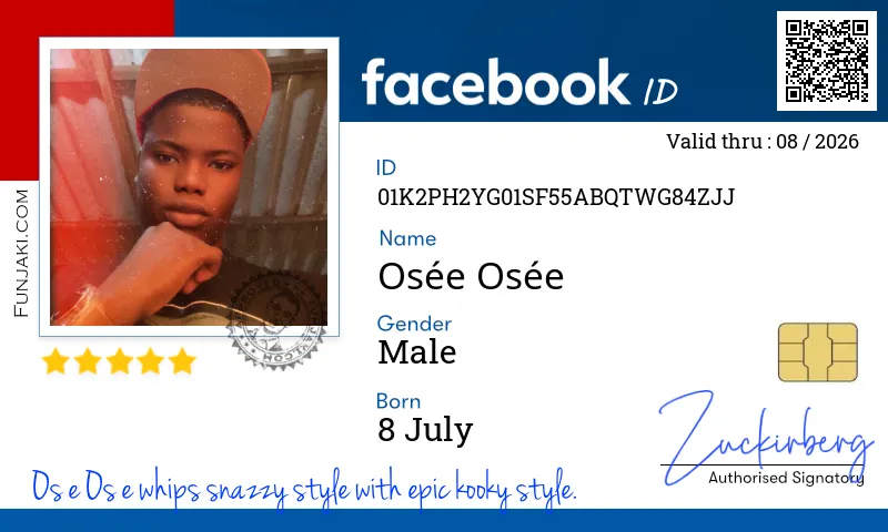 Facebook ID Card